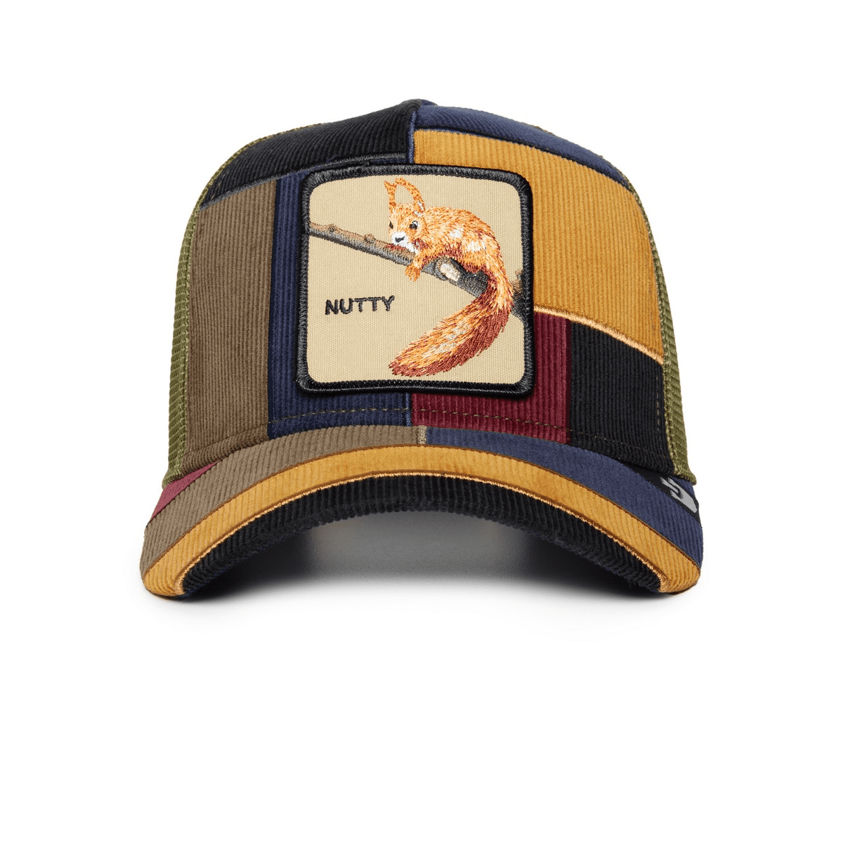 GOORIN BROS Κοτλέ Patchwork Καπέλο Jockey Shells N All Σκίουρος - Goorin Bros