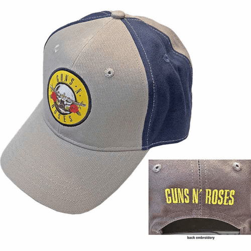 Τζόκεϊ καπέλο GunsNRoses γκρί/σκούρο μπλε
