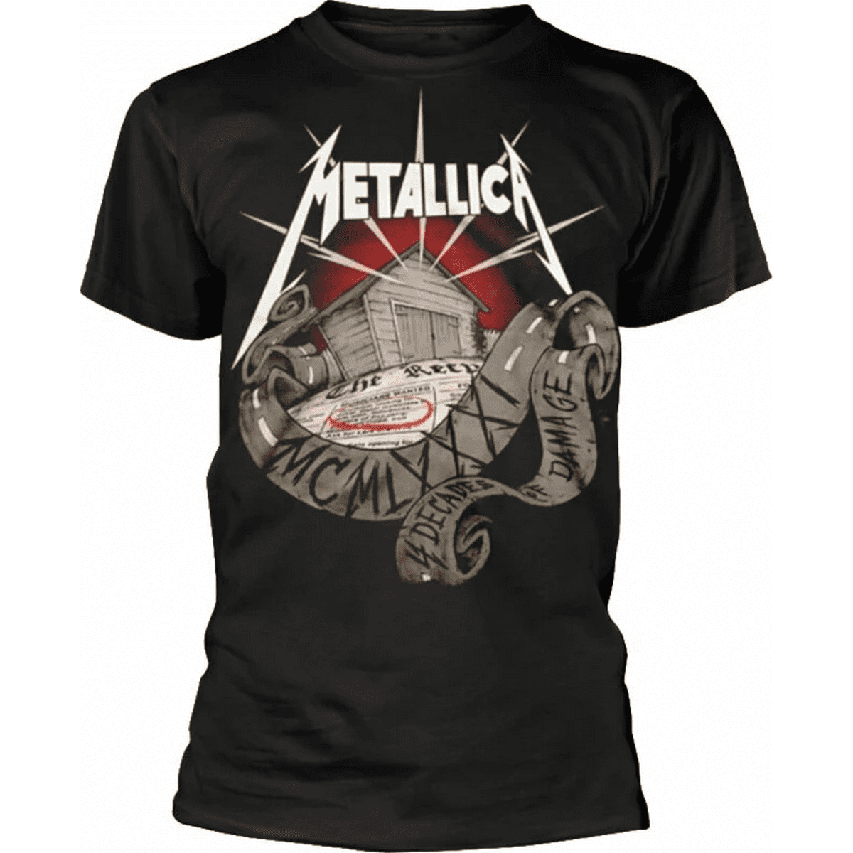 Metallica Unisex T-Shirt: 40th Anniversary Garage φωτογραφία