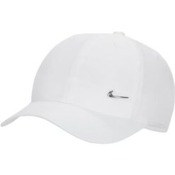 Παιδικό καπέλο Nike Dri-FIT Club Metal-Swoosh - λευκό FB5064-100