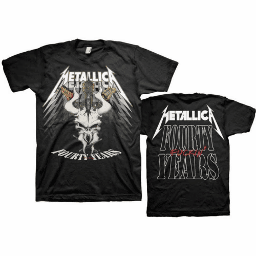 Metallica Unisex T-Shirt: 40th Anniversary