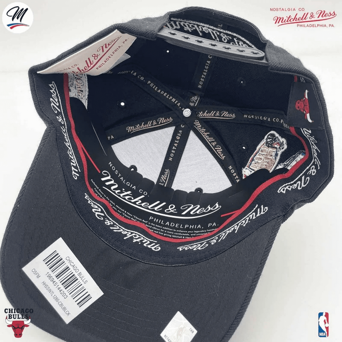 Mitchell & Ness HomeTown Chicago Bulls Τζόκεϊ καπέλο φωτογραφία