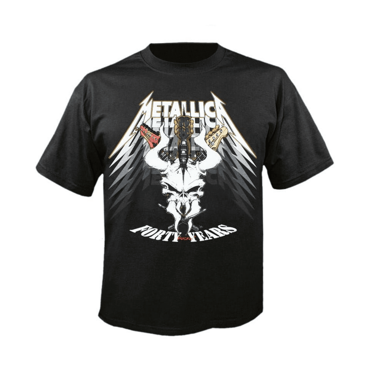Metallica Unisex T-Shirt: 40th Anniversary