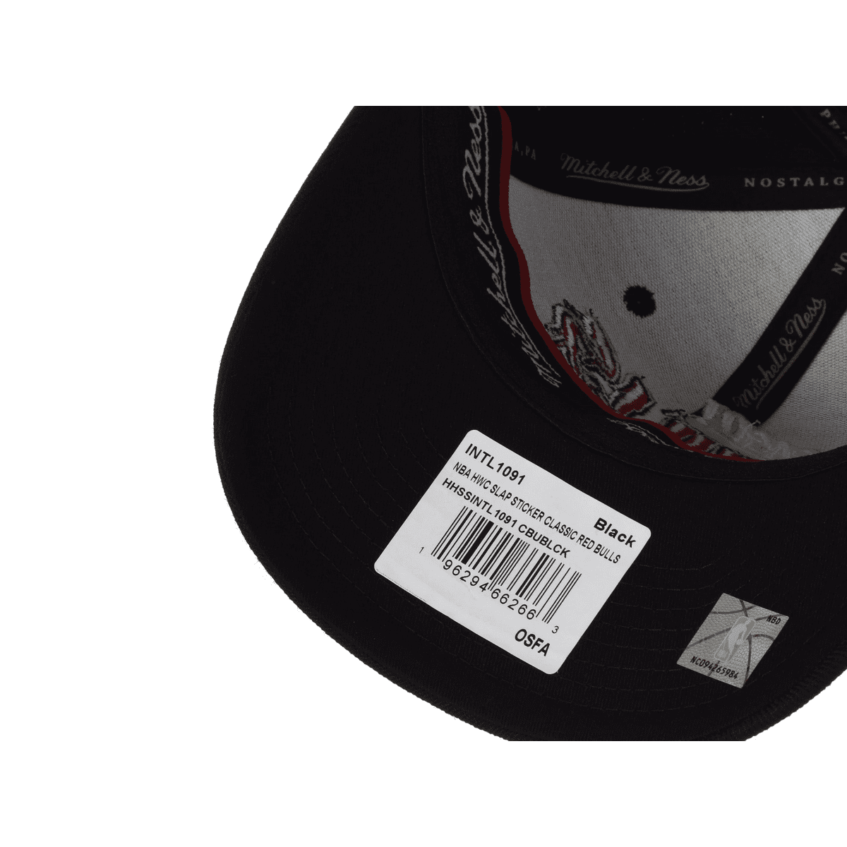 Mitchell & Ness NBA HWC Slap Sticker Classic Red Bulls Cap φωτογραφία