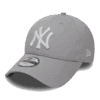New Era New York Yankees 9Forty Unisex Καπέλο Γκρι-Λευκό