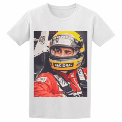 Ayrton Senna Unisex Tshirt Ενηλίκων