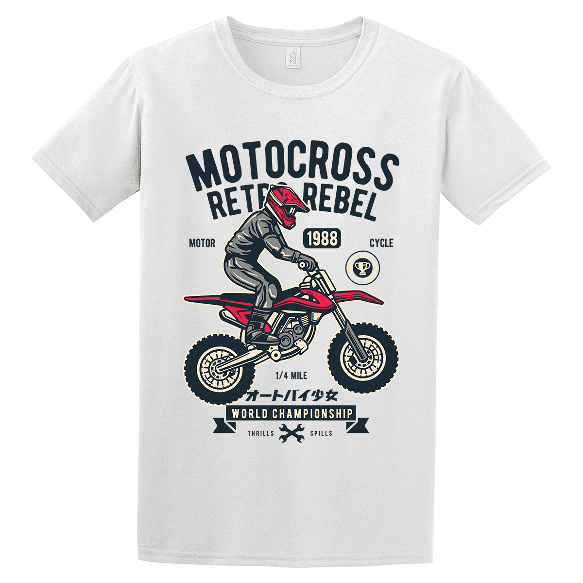 Unisex μπλούζα Motocross Rebel