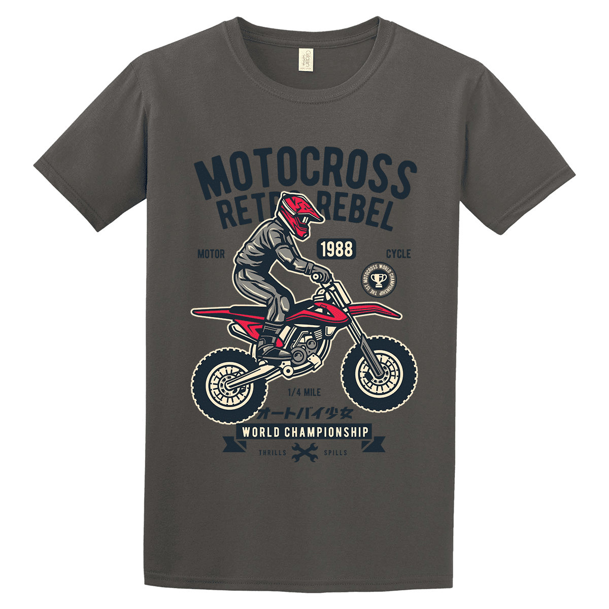 Unisex μπλούζα Motocross Rebel
