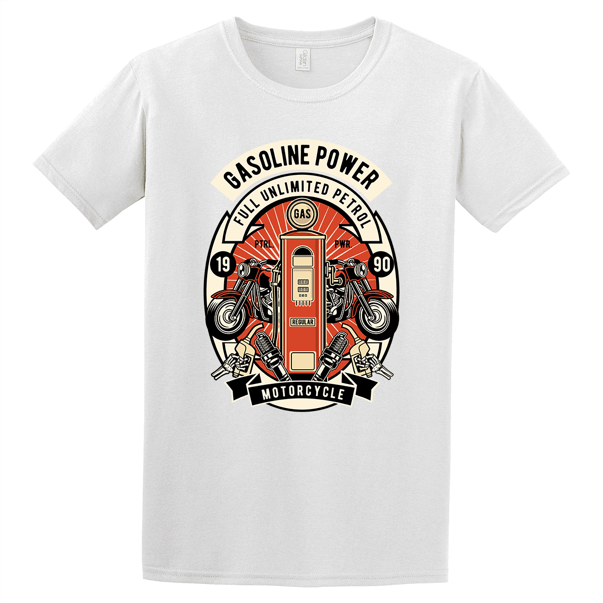 Βαμβακερό T-Shirt Gasoline Power