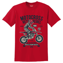 Unisex μπλούζα Motocross Rebel