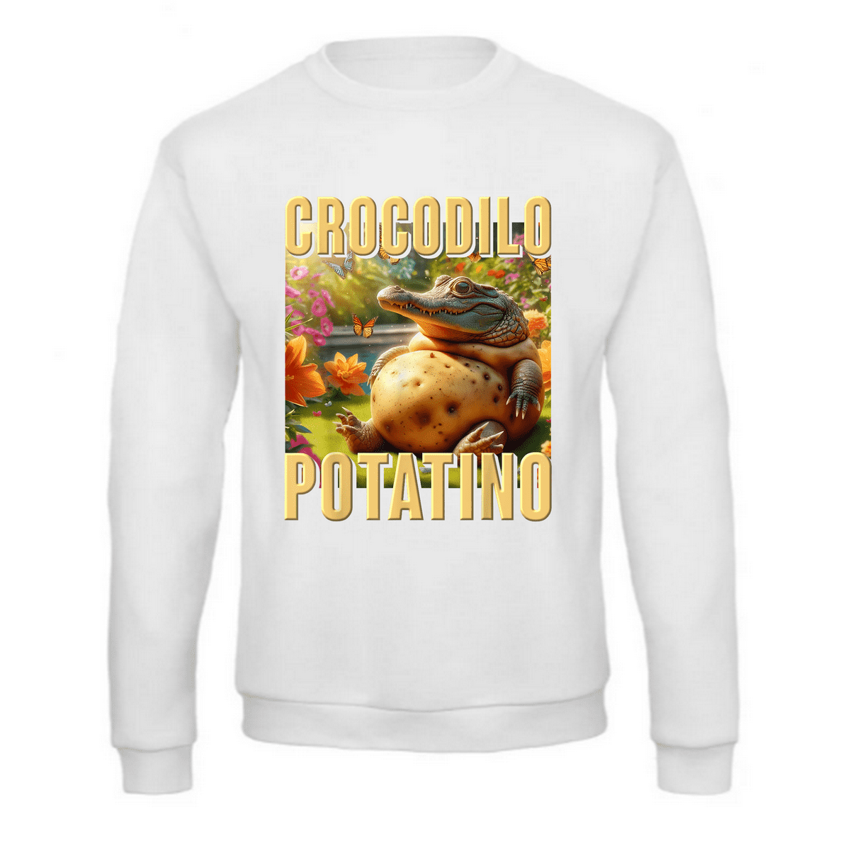 Παιδικό φούτερ Crocodilo Potatino