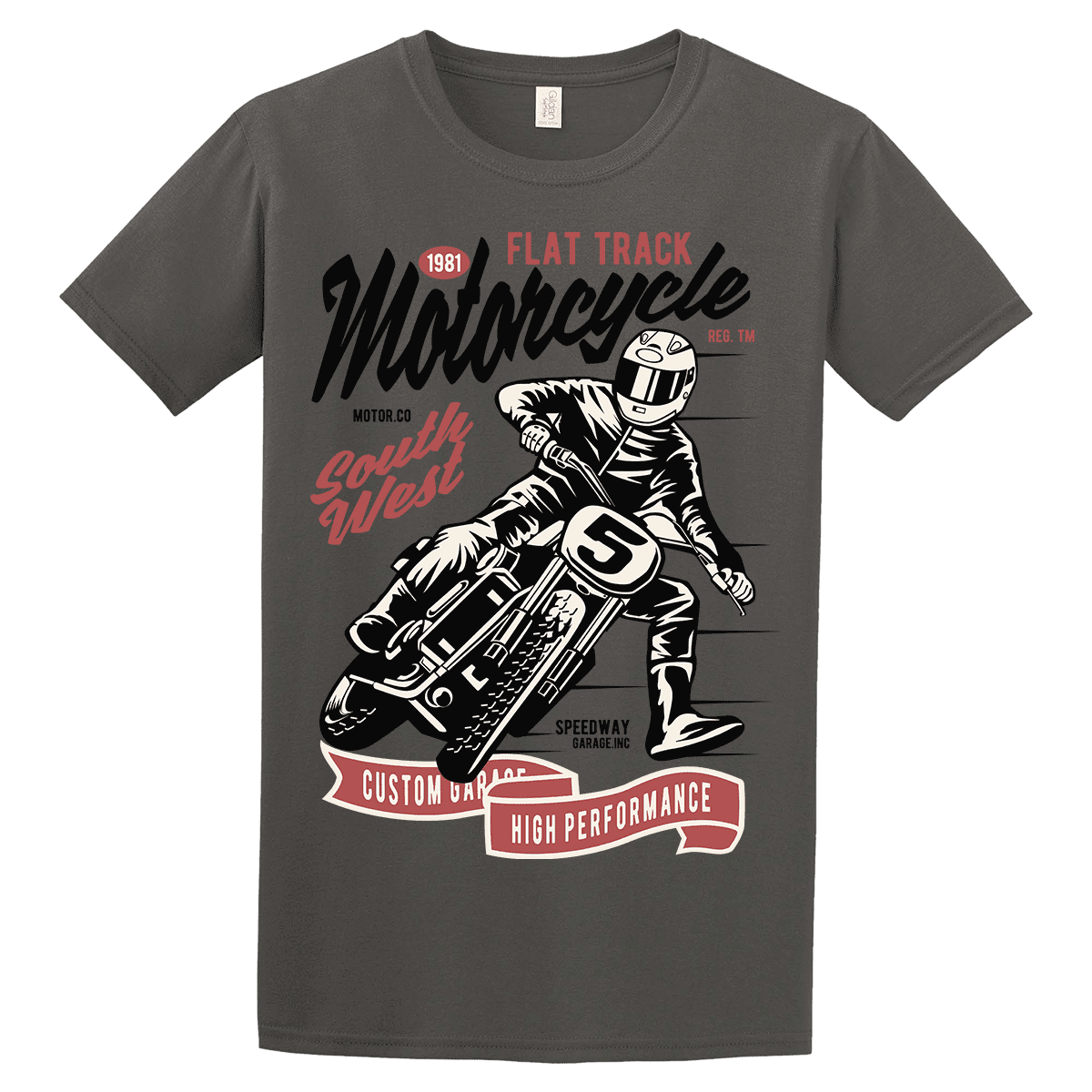 Unisex μπλούζα Flat Track Motorcycle