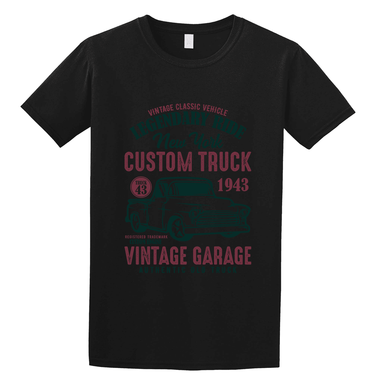 Κοντομάνικο T-Shirt NY Custom Truck