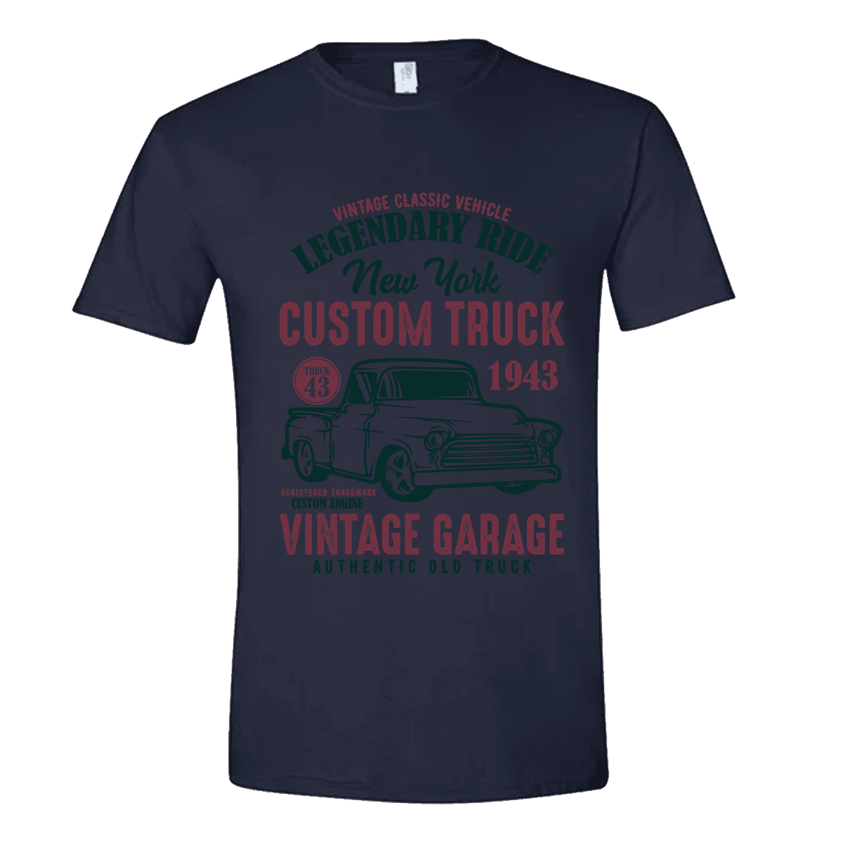 Κοντομάνικο T-Shirt NY Custom Truck