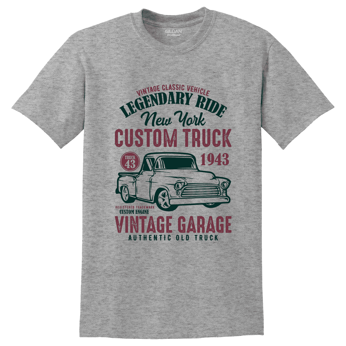 Κοντομάνικο T-Shirt NY Custom Truck