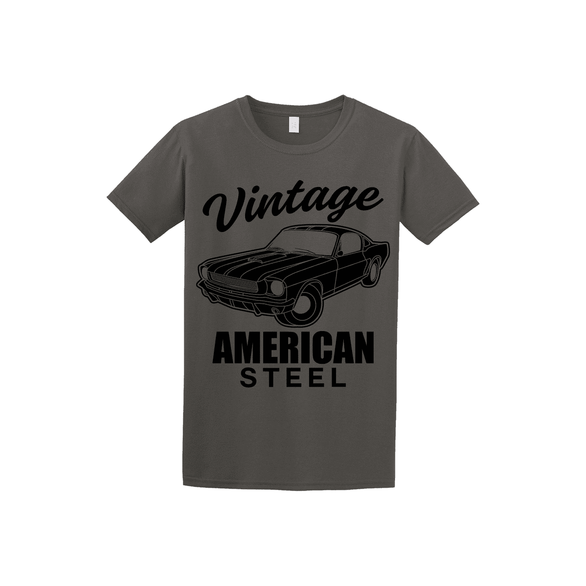 Κοντομάνικη μπλούζα Vintage American Steel