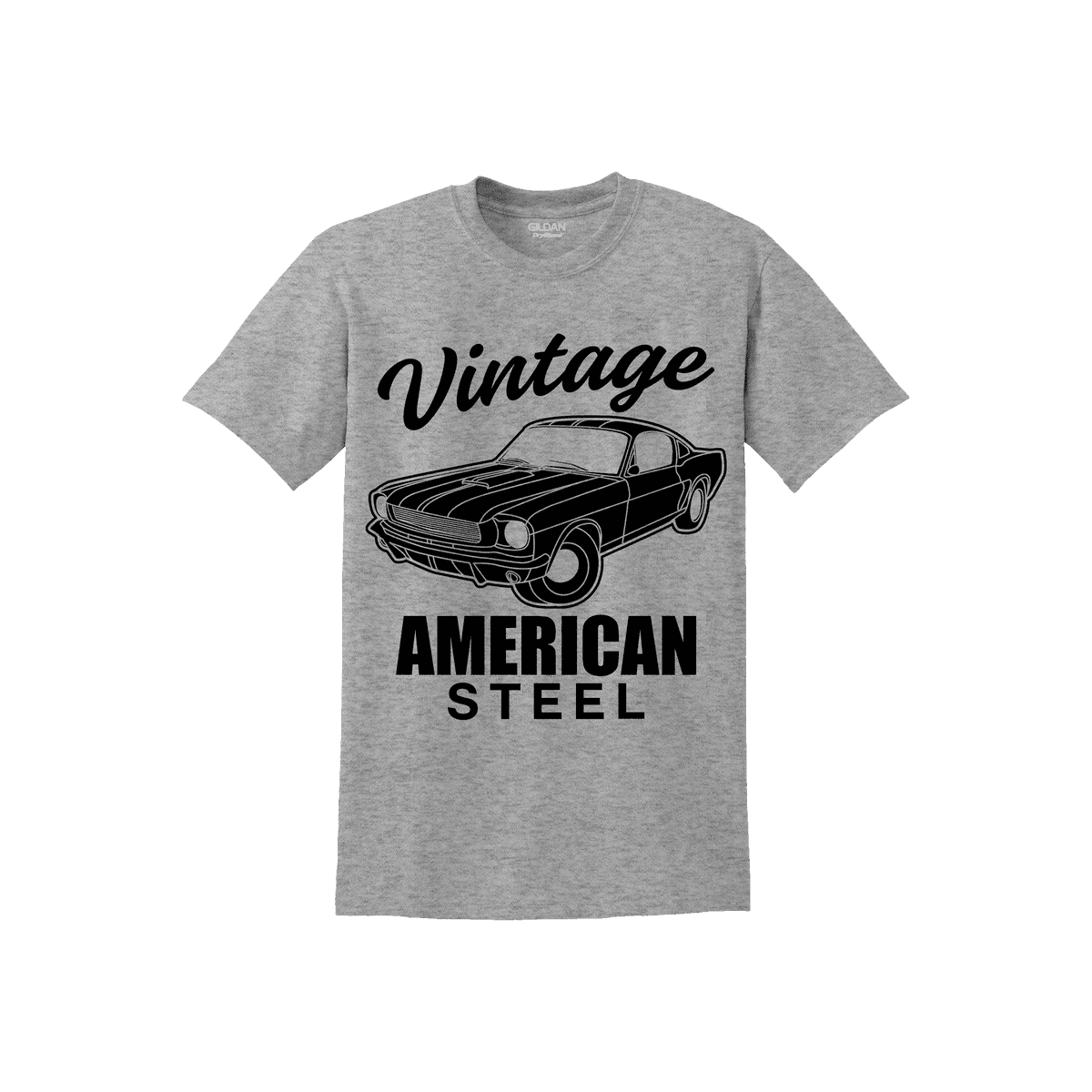 GILDAN Κοντομάνικη μπλούζα Vintage American Steel