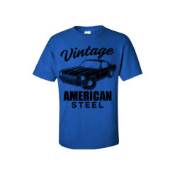 Κοντομάνικη μπλούζα Vintage American Steel