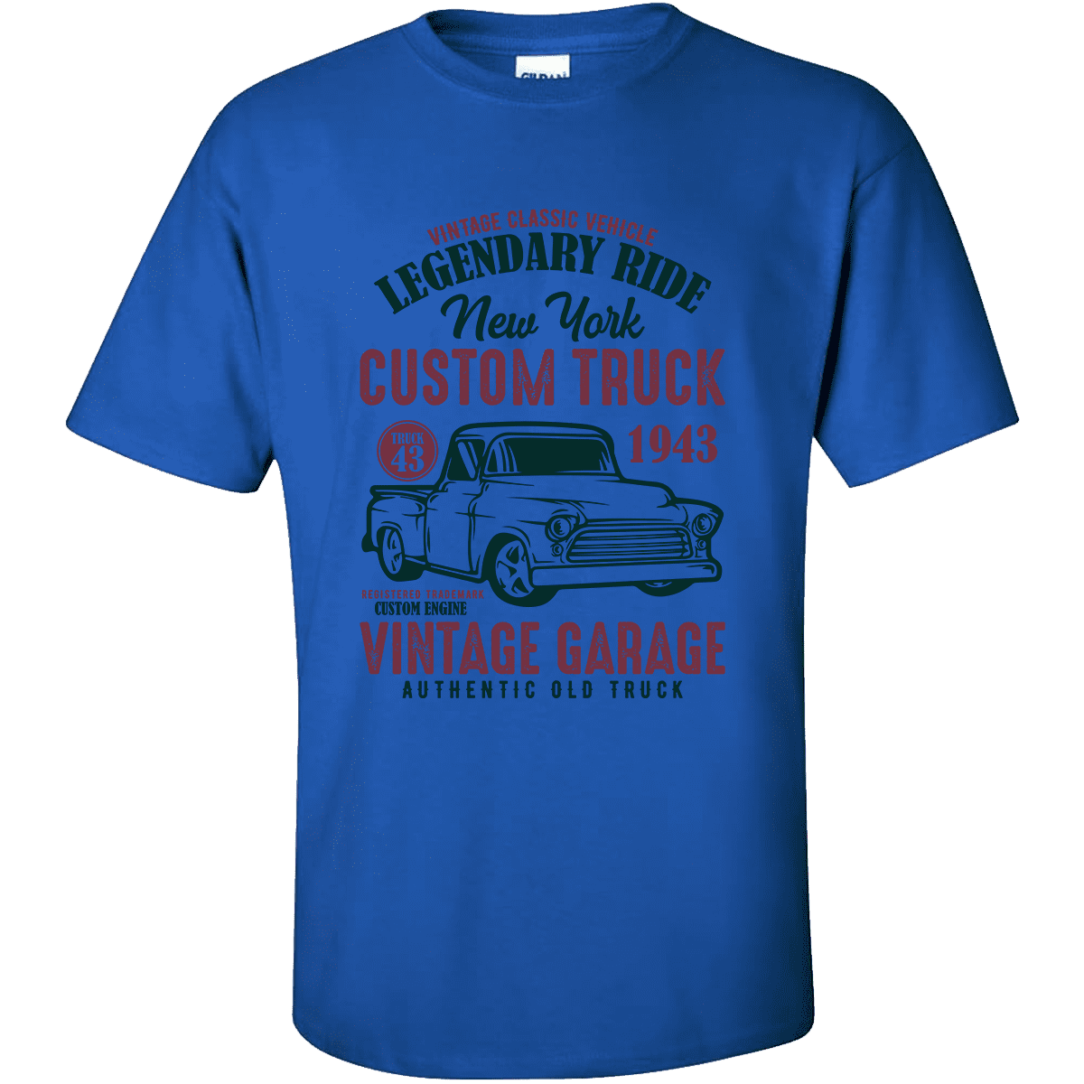 Κοντομάνικο T-Shirt NY Custom Truck