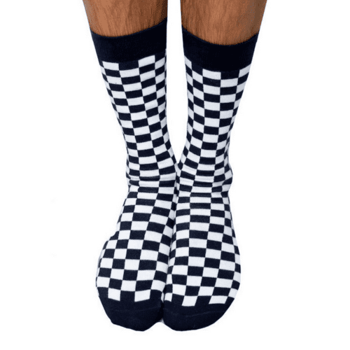 Unisex κάλτσες Black and White
