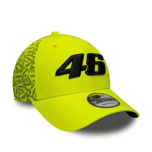VR46 All Over Print Bright Yellow 9FORTY Cap - Image 3