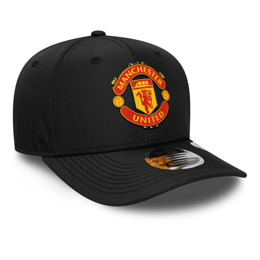 Manchester United FC Black 9SEVENTY Stretch Snap Cap - Image 3