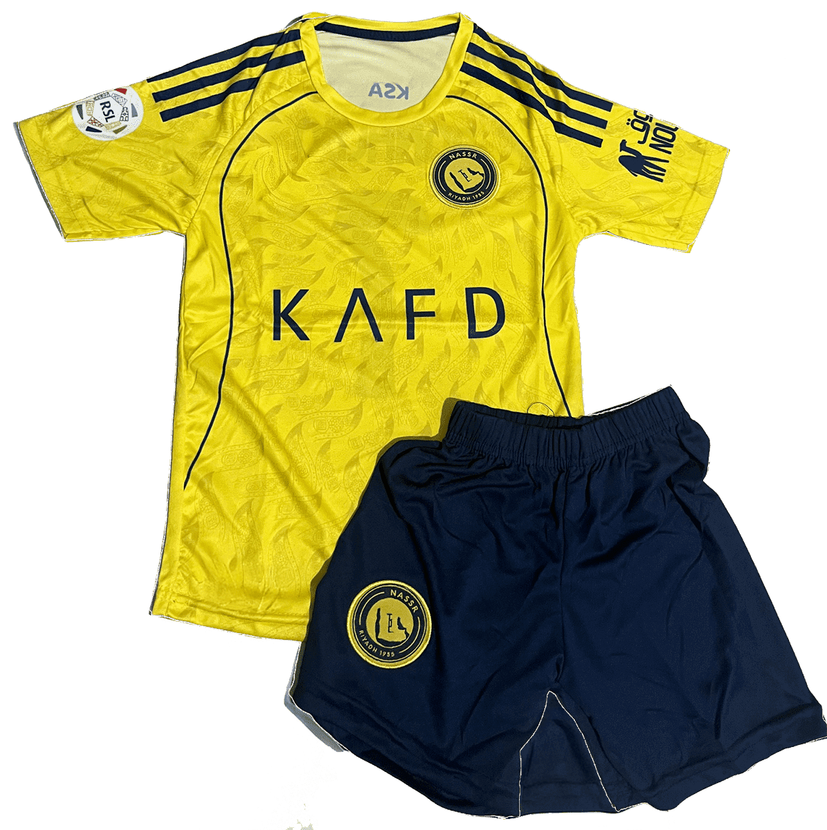 GOLDEN GOAL Σετ ποδοσφαίρου Ronaldo Al Nassr 2026 εντός έδρας εμφάνιση