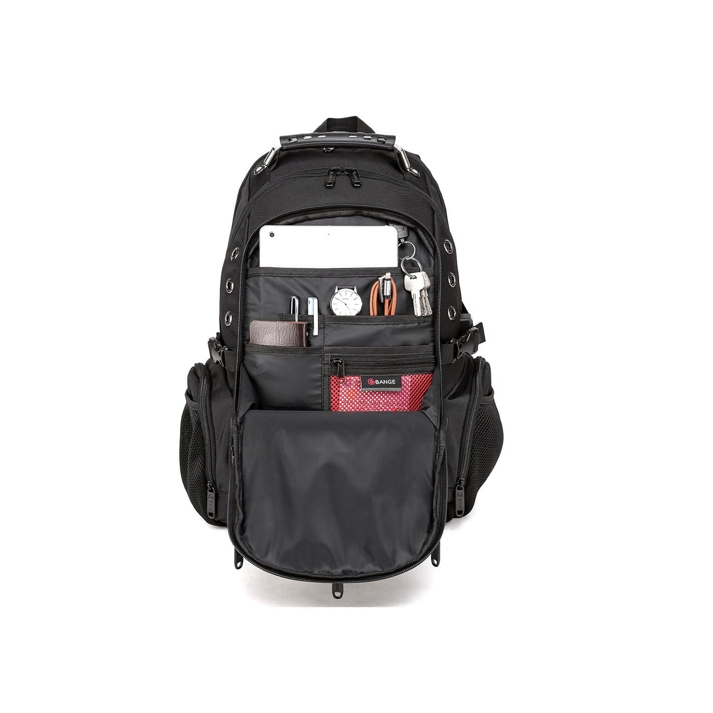 Μεγάλο Backpack 17,3'' Heavy Duty Travel Bange 1901 μαύρο φωτογραφία