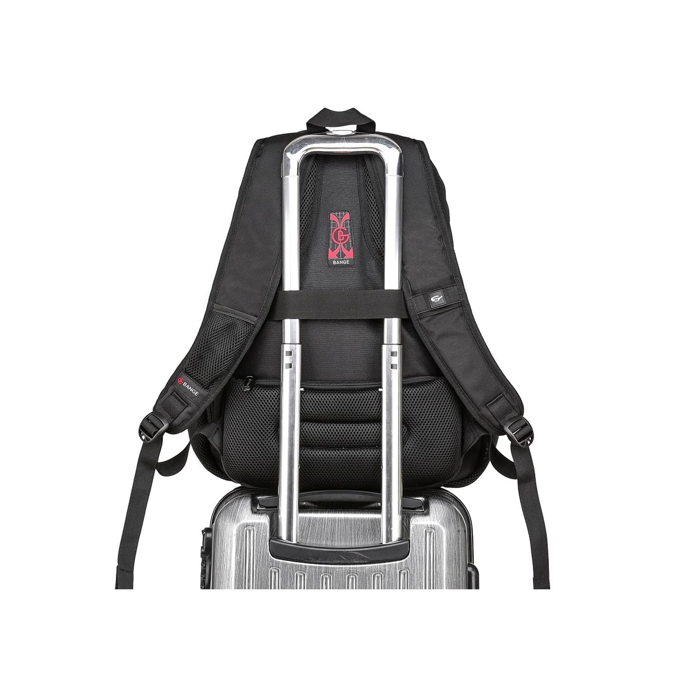 Μεγάλο Backpack 17,3'' Heavy Duty Travel Bange 1901 μαύρο φωτογραφία