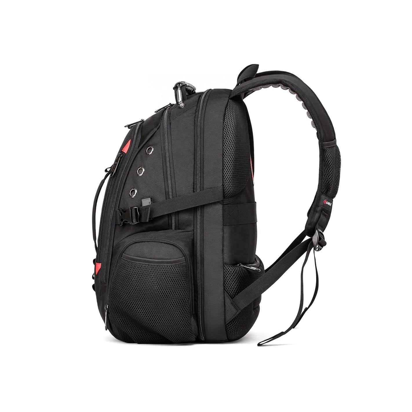 Μεγάλο Backpack 17,3'' Heavy Duty Travel Bange 1901 μαύρο φωτογραφία